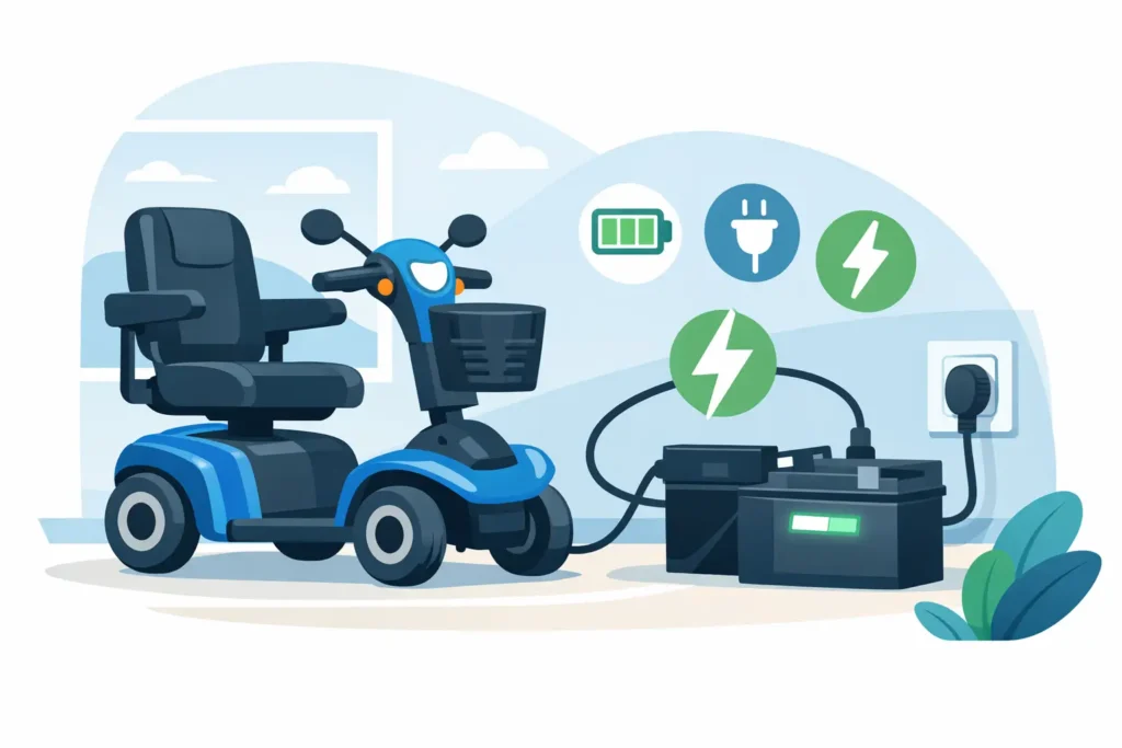 How to Charge Mobility Scooter Batteries