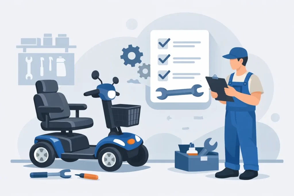 Mobility Scooter Servicing Checklist